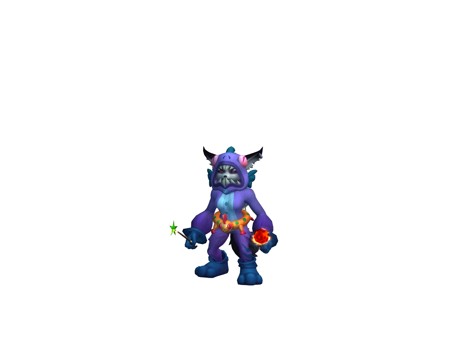 Pautinka 3D character render