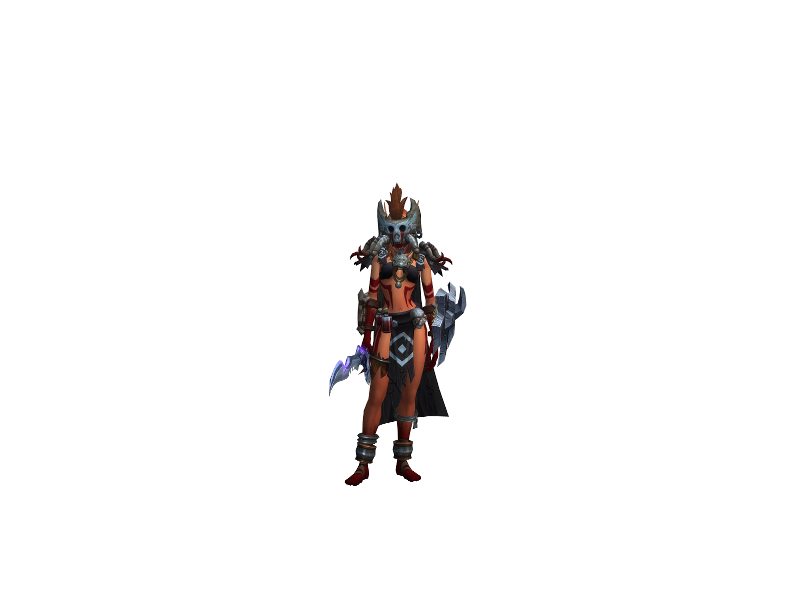 Dumia 3D character render