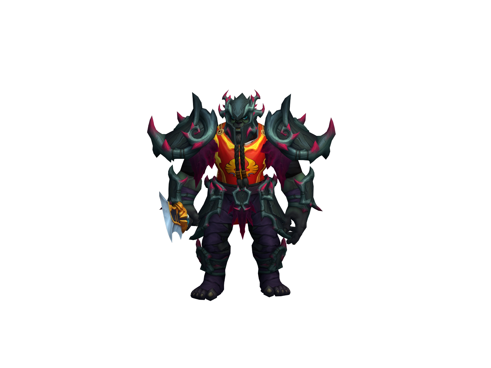 Vorrg 3D character render