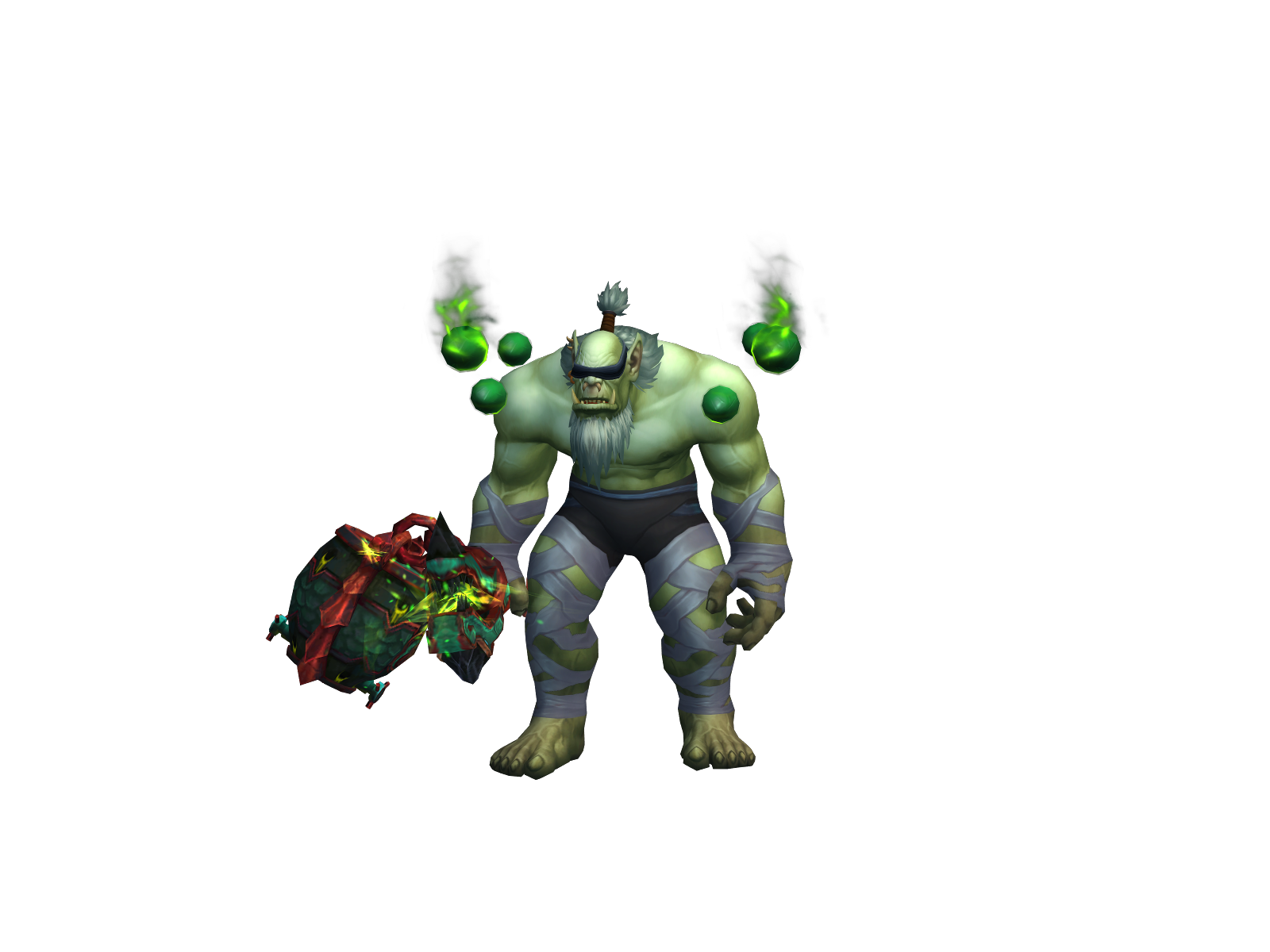 Pains 3D character render