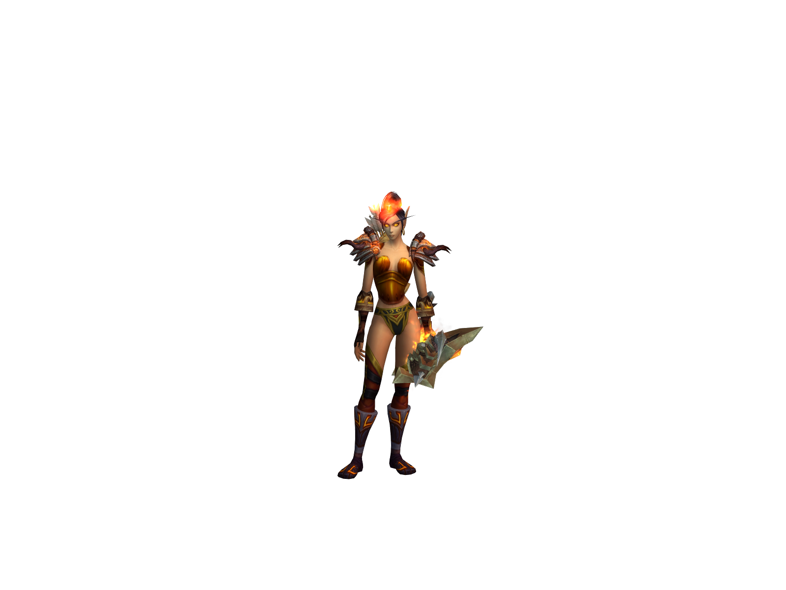 mileña 3D character render