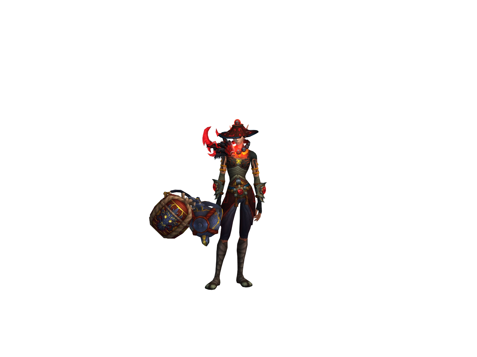 Dracò 3D character render