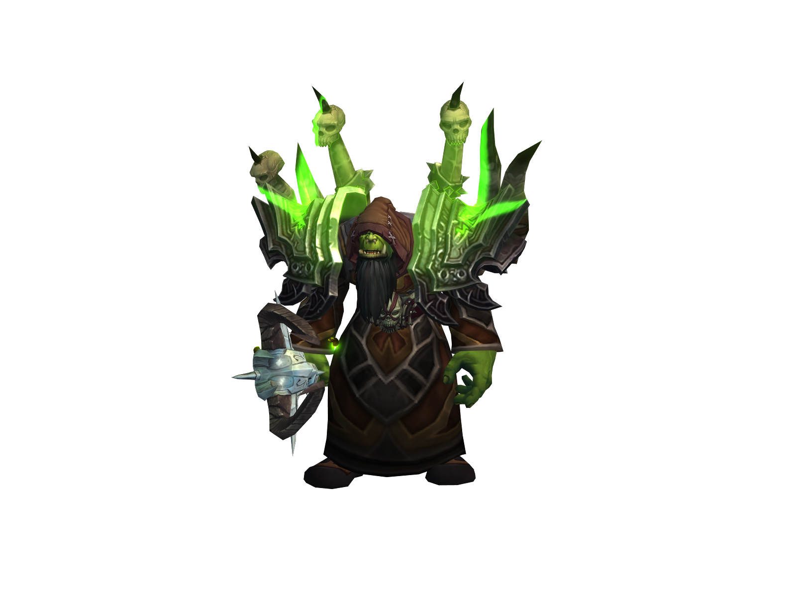 Guldanmode 3D character render