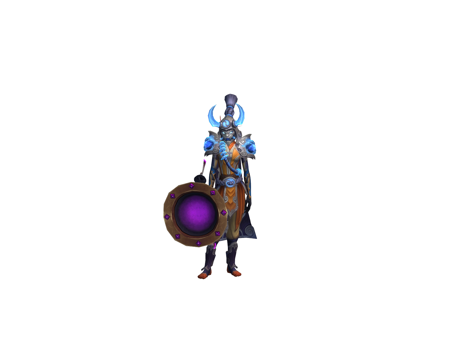 Nilf 3D character render