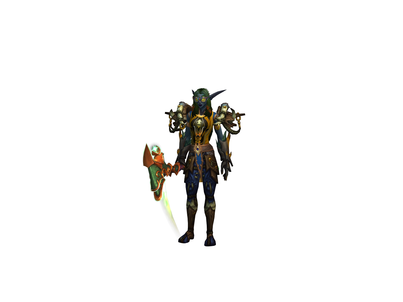 Zaell 3D character render