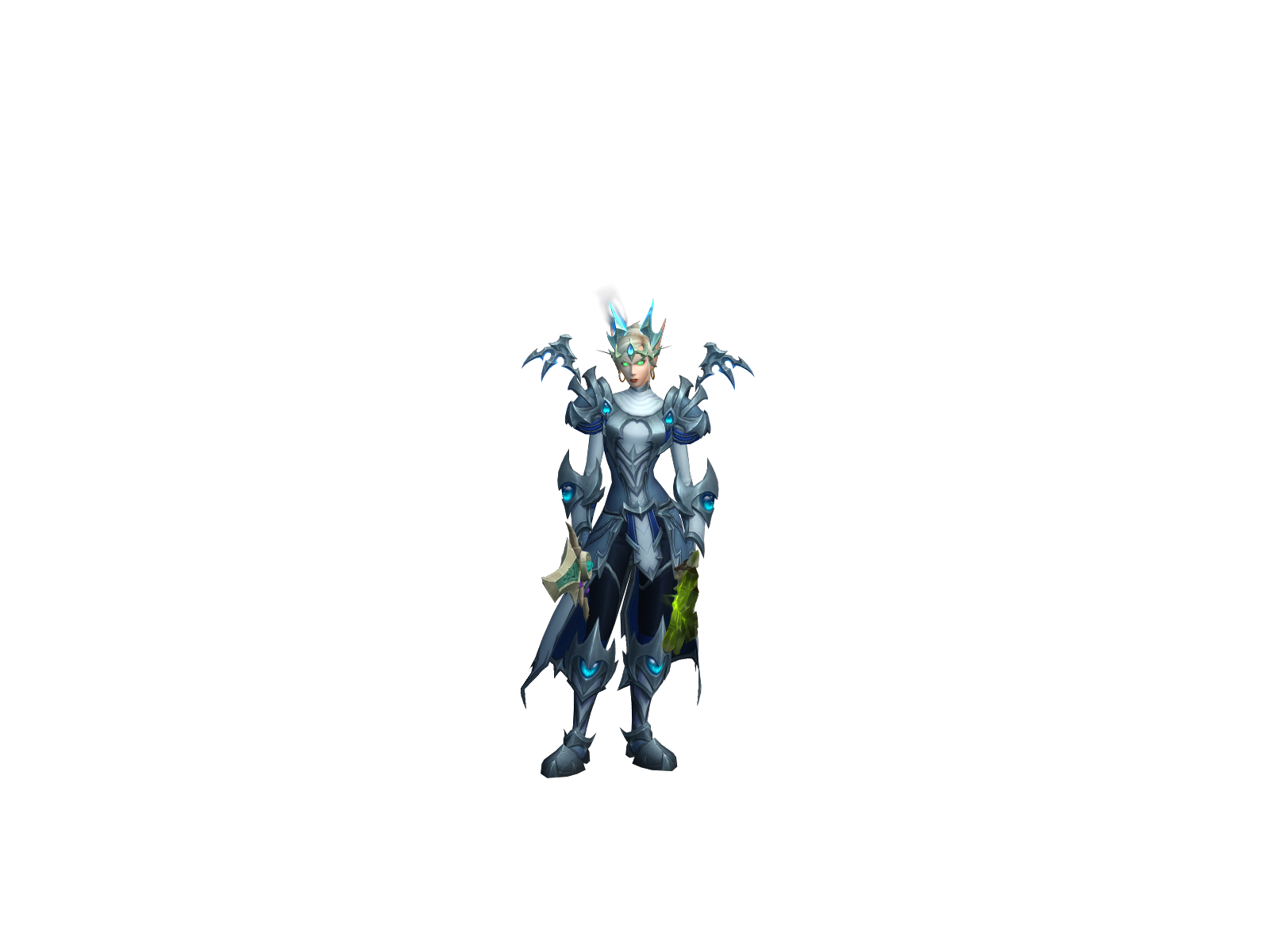 Zørina 3D character render