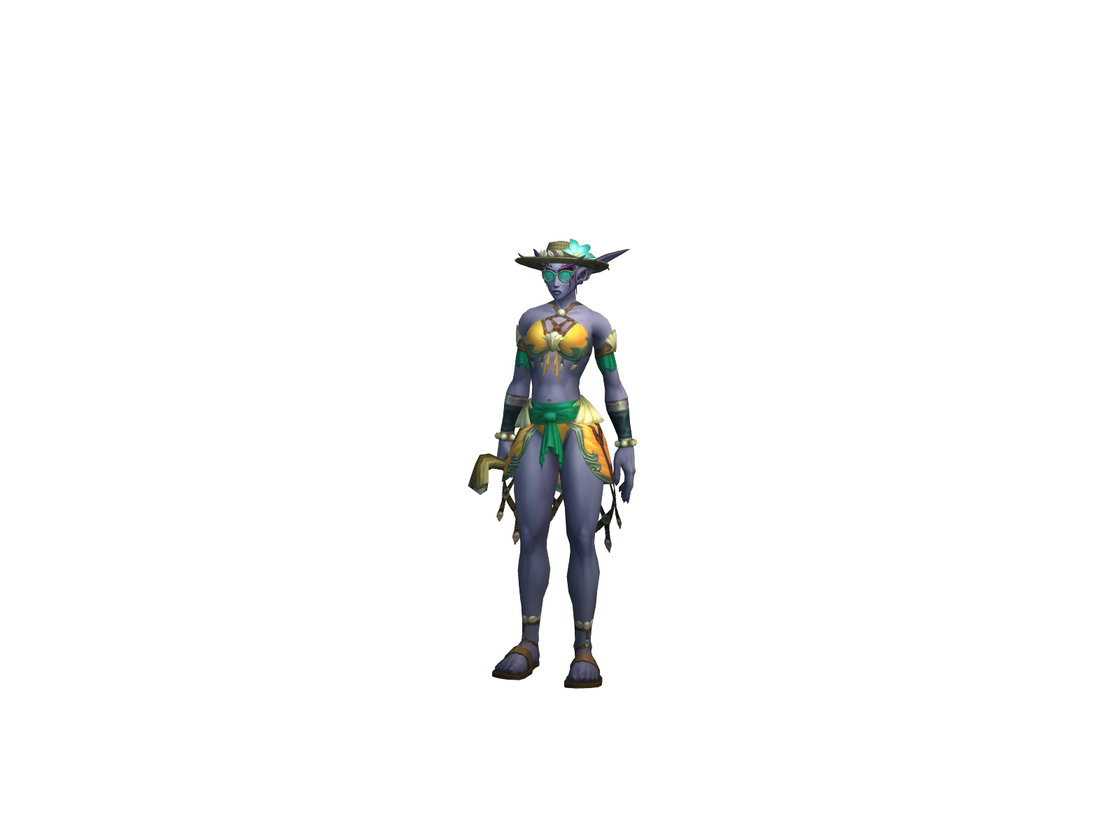 Kärrygold 3D character render
