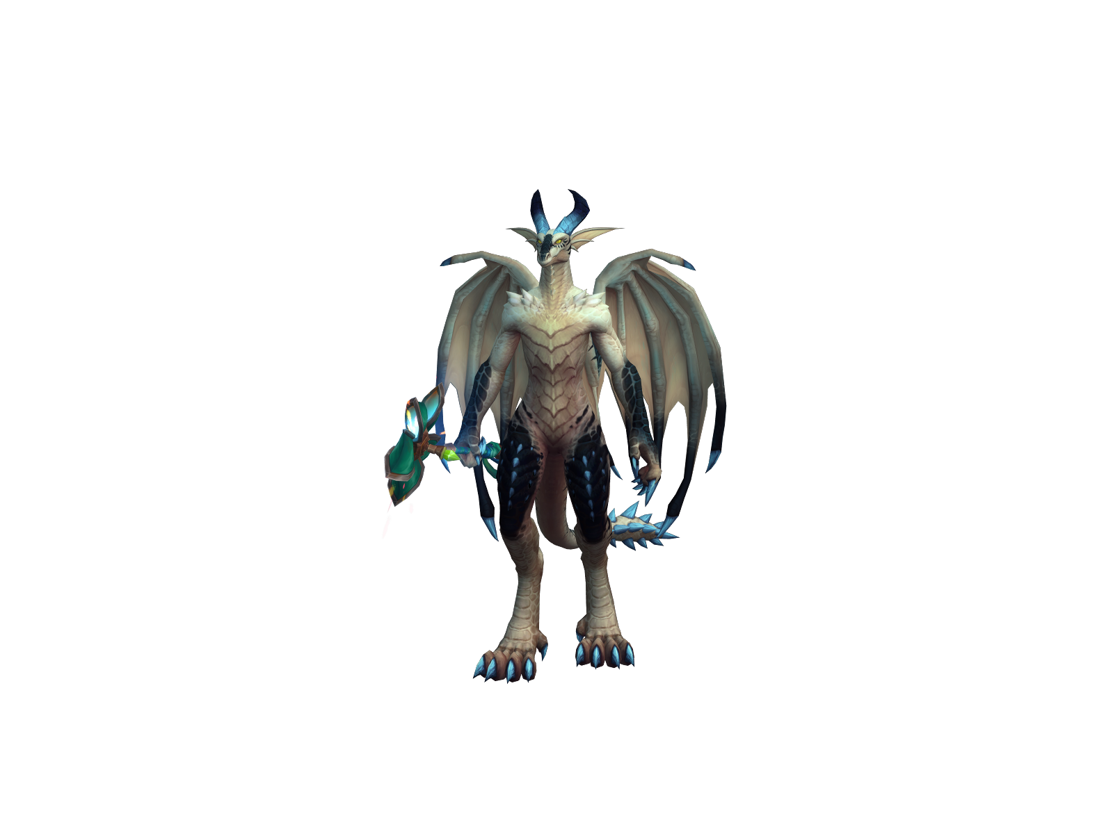 Kaiubiixdrac 3D character render