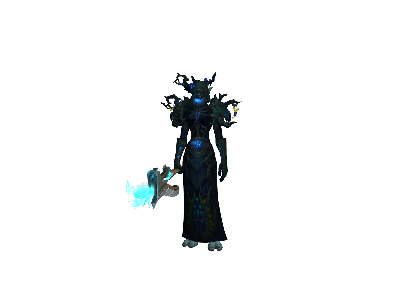 Chîkako 3D character render