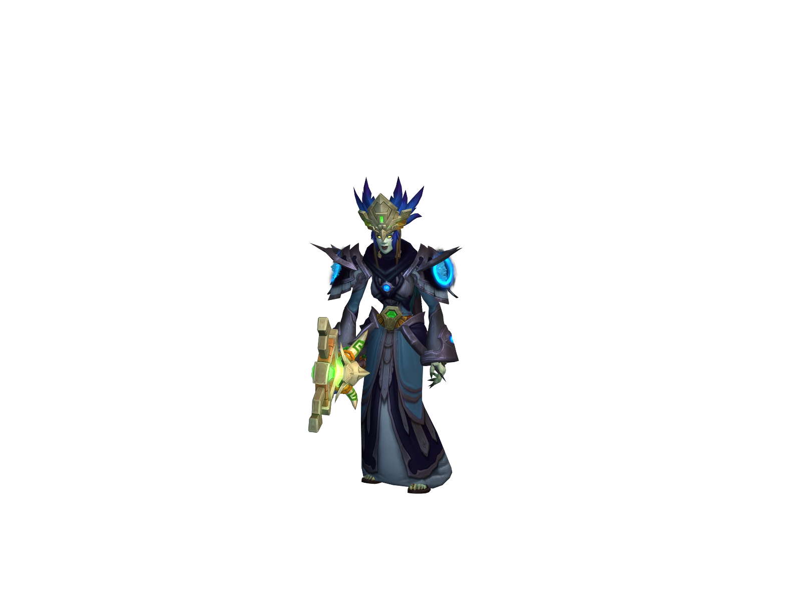 chirokitsune 3D character render