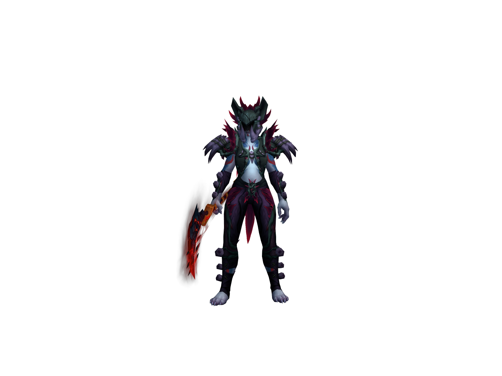 Táxór 3D character render