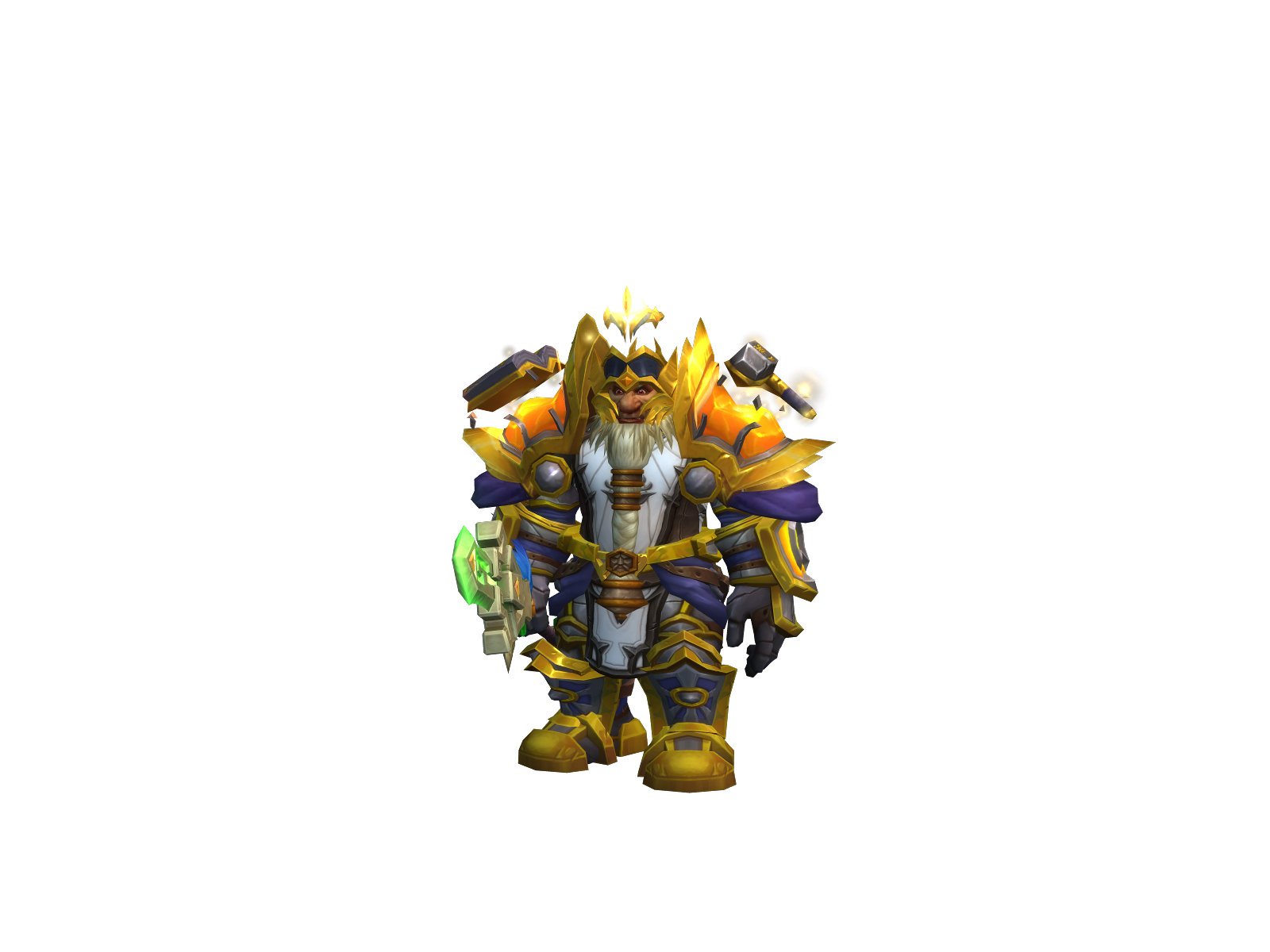 Missinghair 3D character render