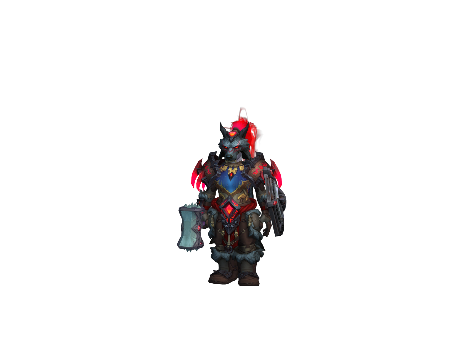 Eloween 3D character render