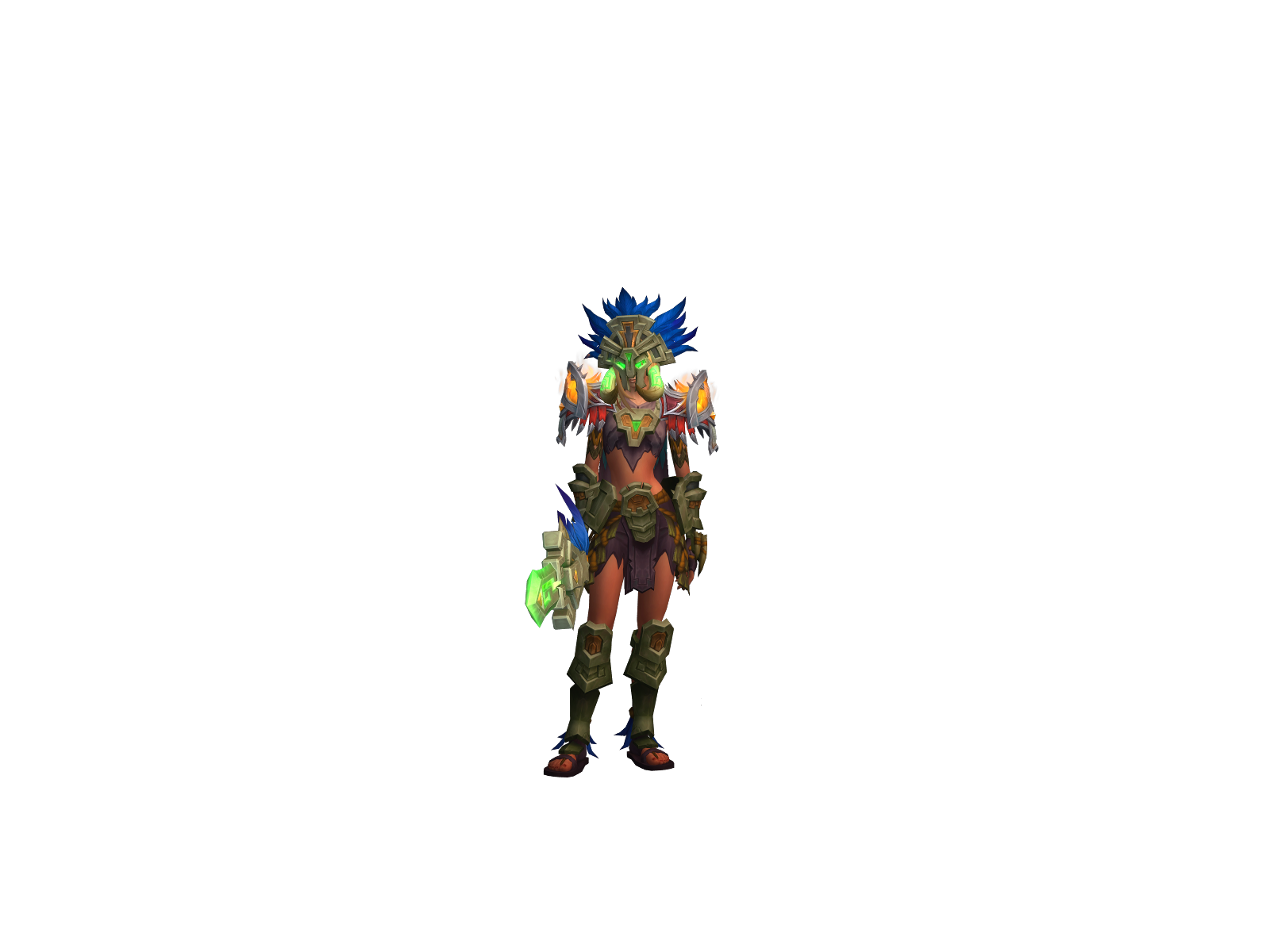 Palfou 3D character render