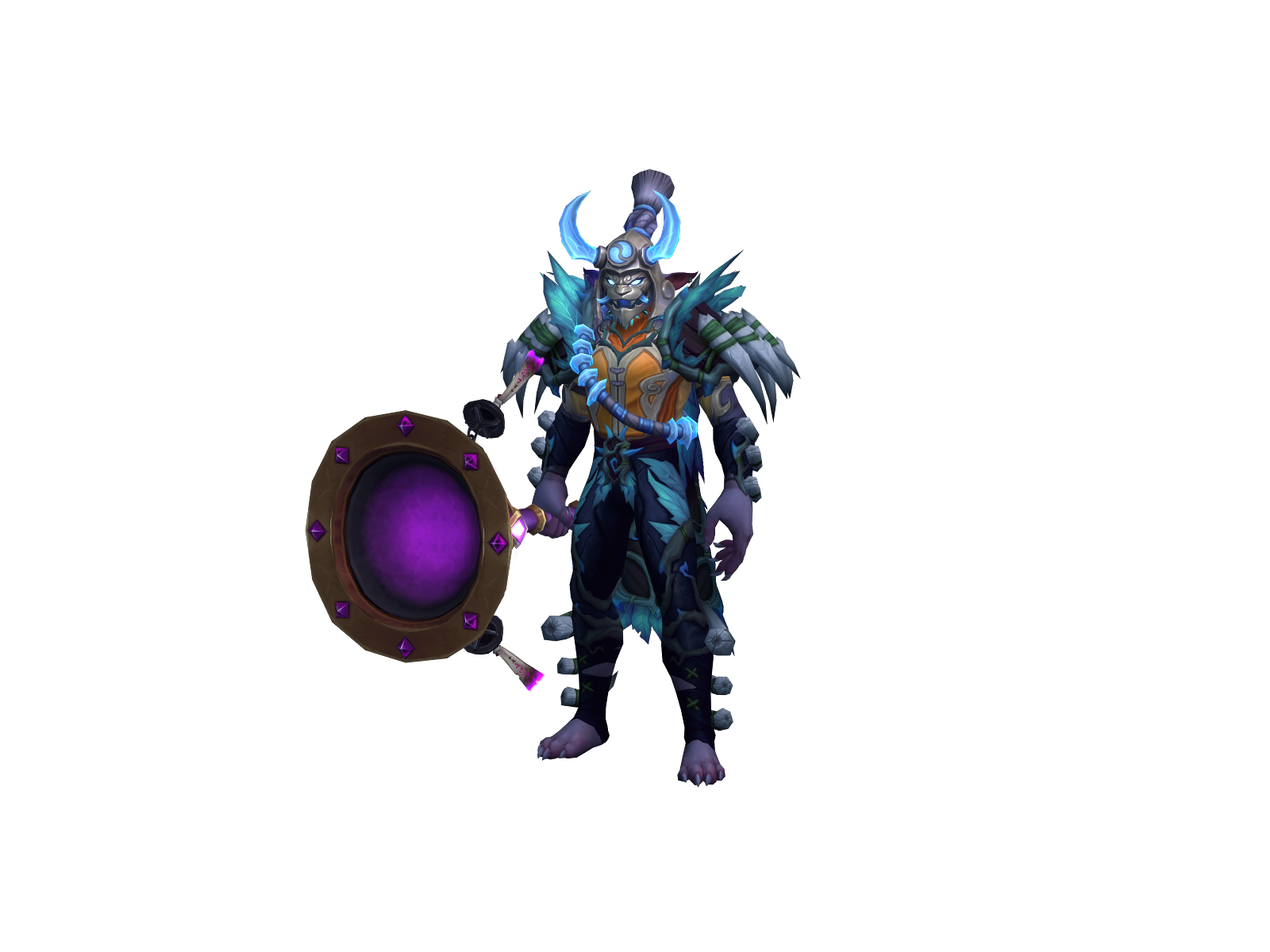Banga 3D character render