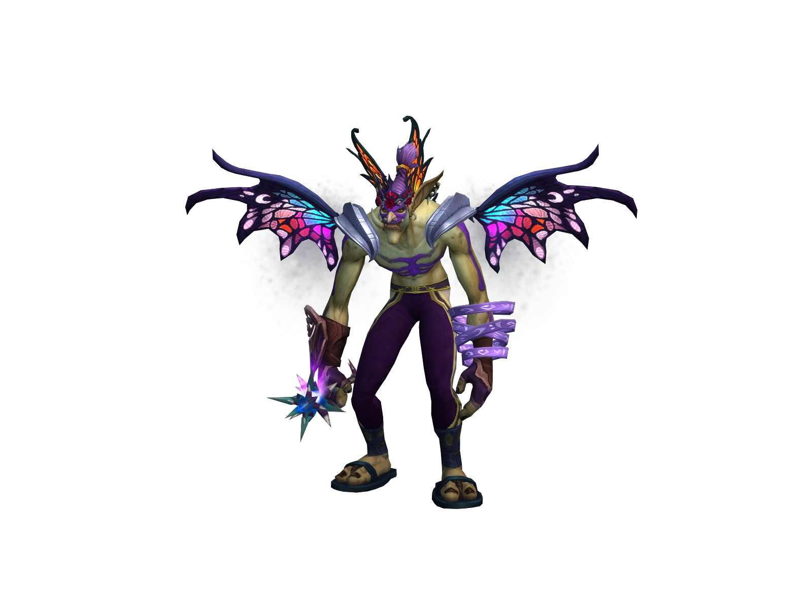 Hellomf 3D character render