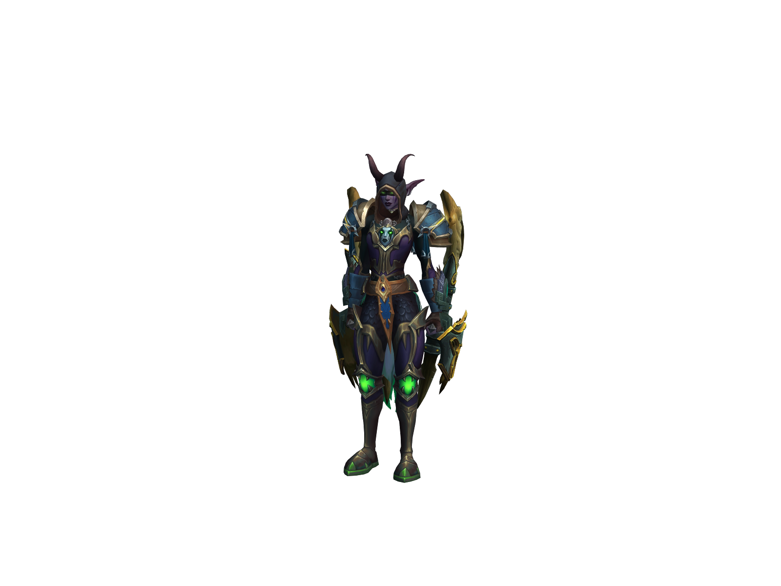 Amaurosis 3D character render