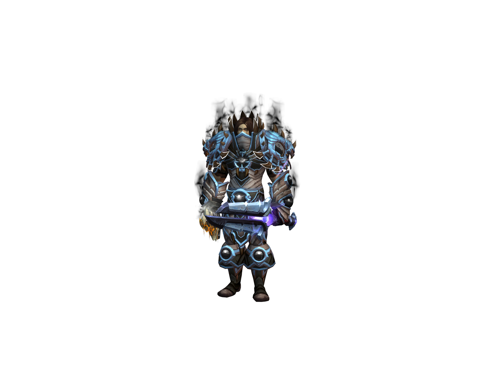 Drained 3D character render