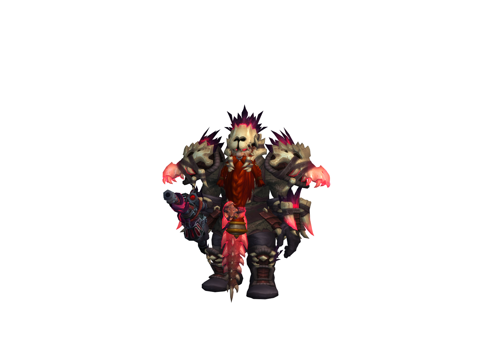 Bluebart 3D character render