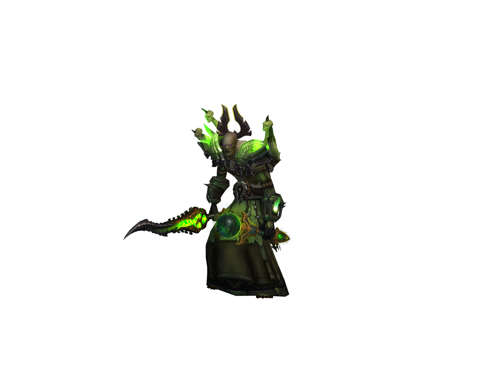 Púrpúr 3D character render