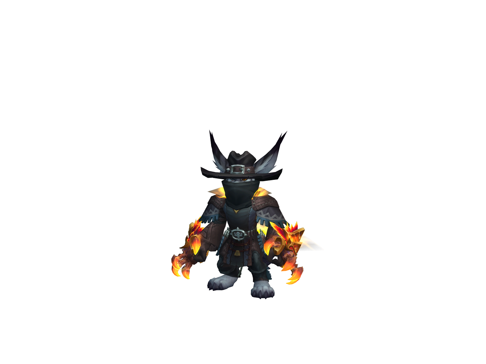 Fizzlefox 3D character render