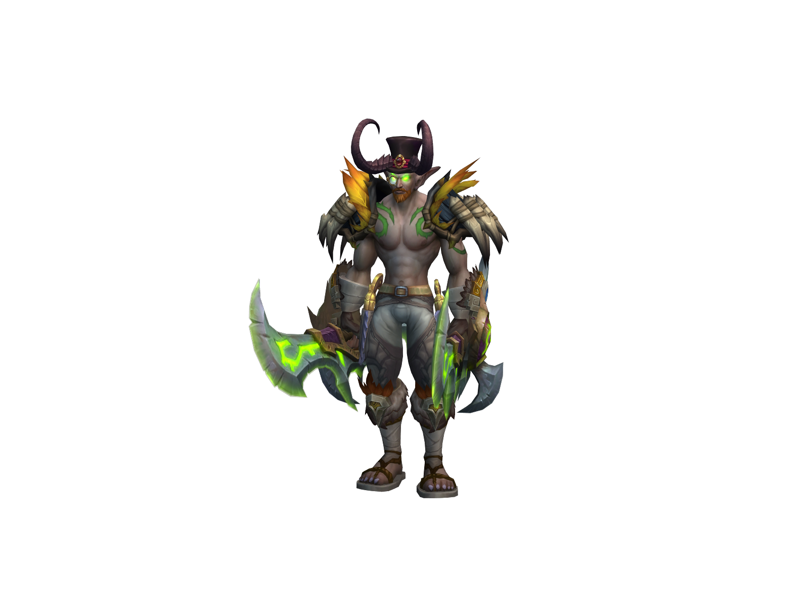 Luckyrouxx 3D character render
