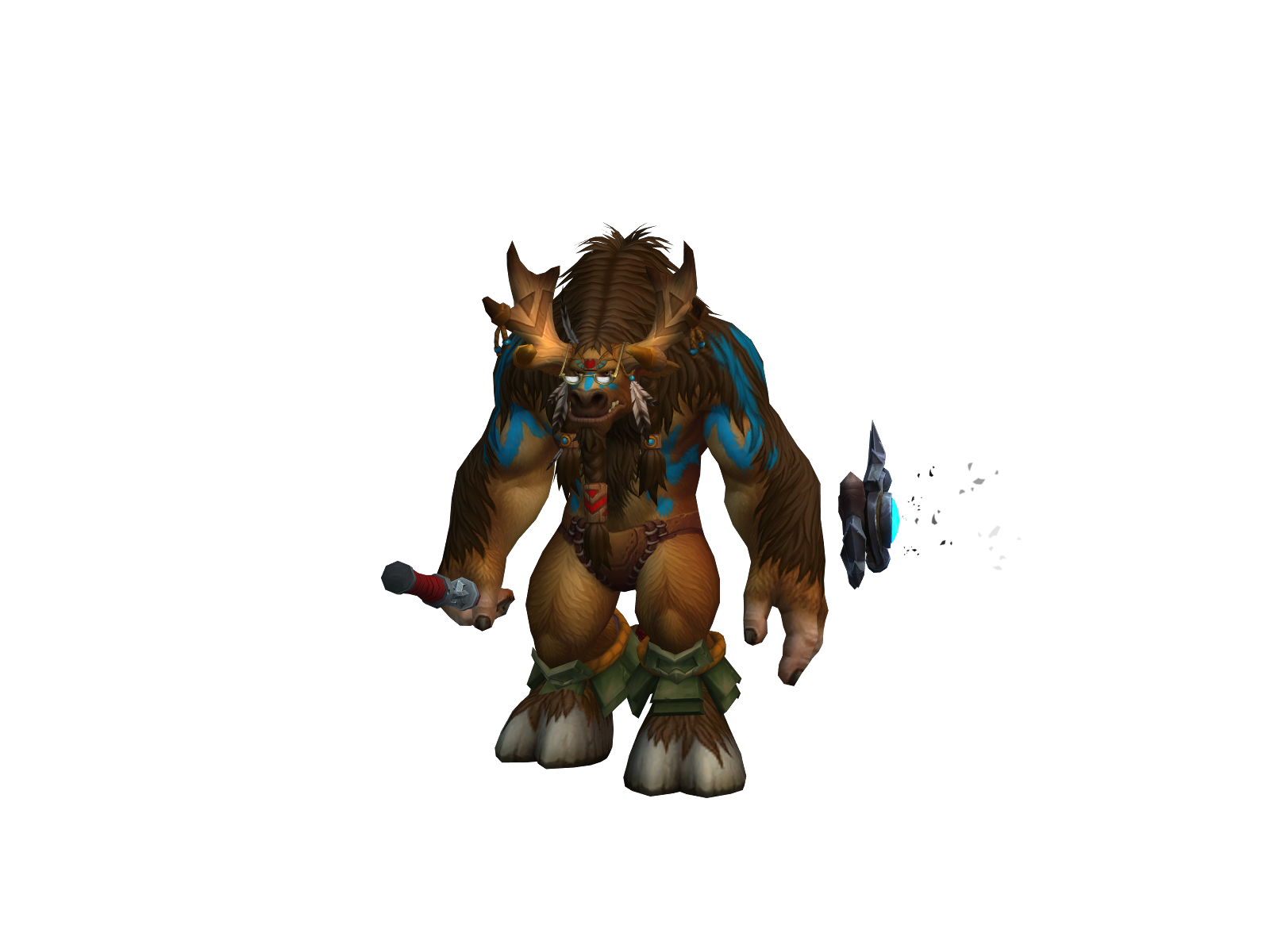 Shamaniakos 3D character render