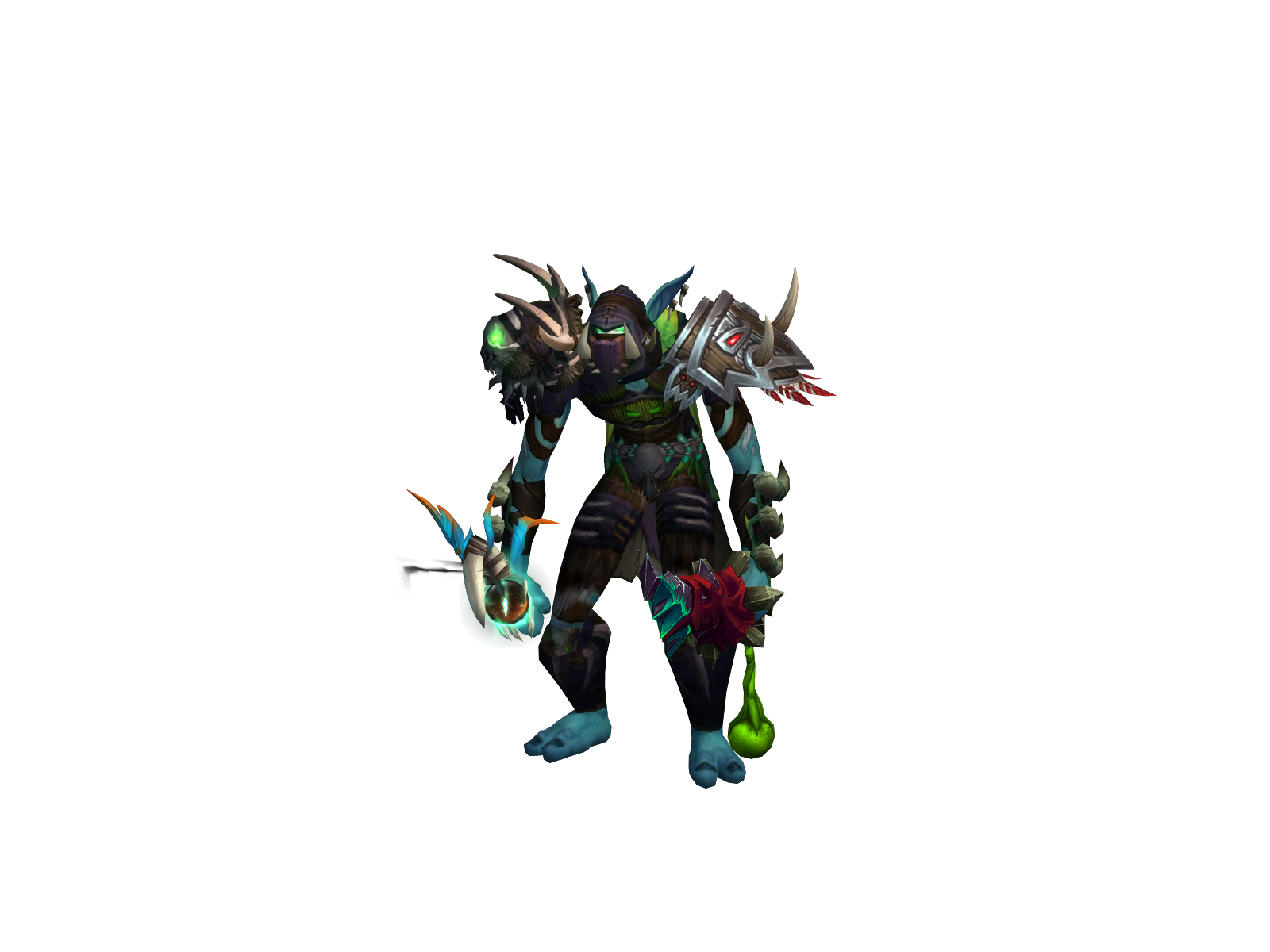 Roux 3D character render
