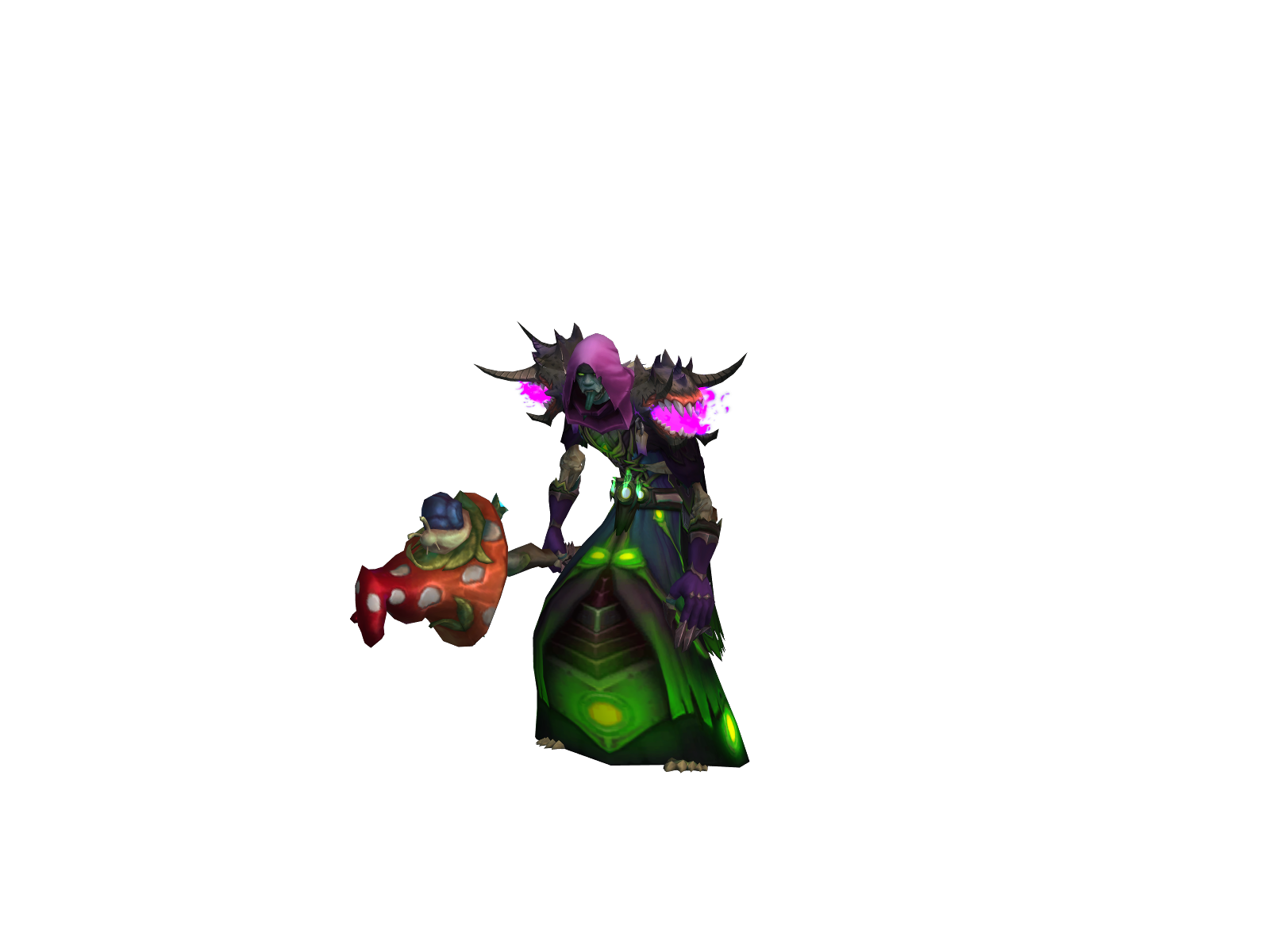 Kridlokki 3D character render