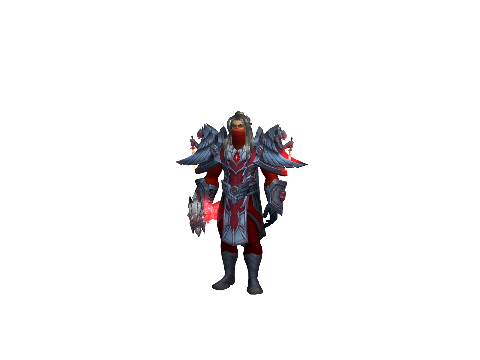Occipriest 3D character render