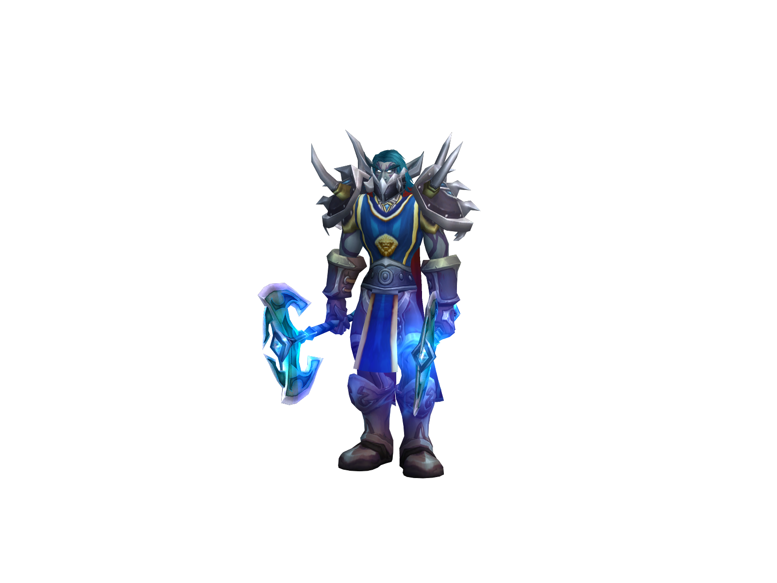 Reckthar 3D character render