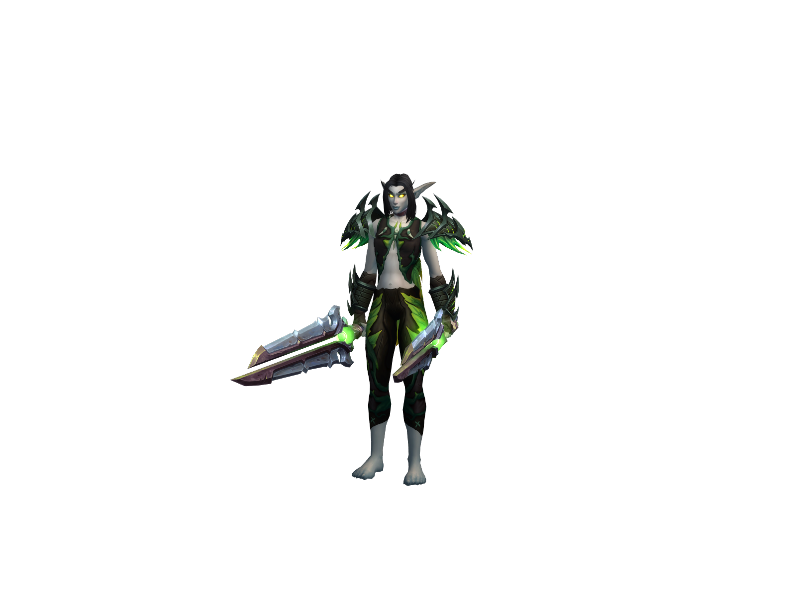 Drenched 3D character render
