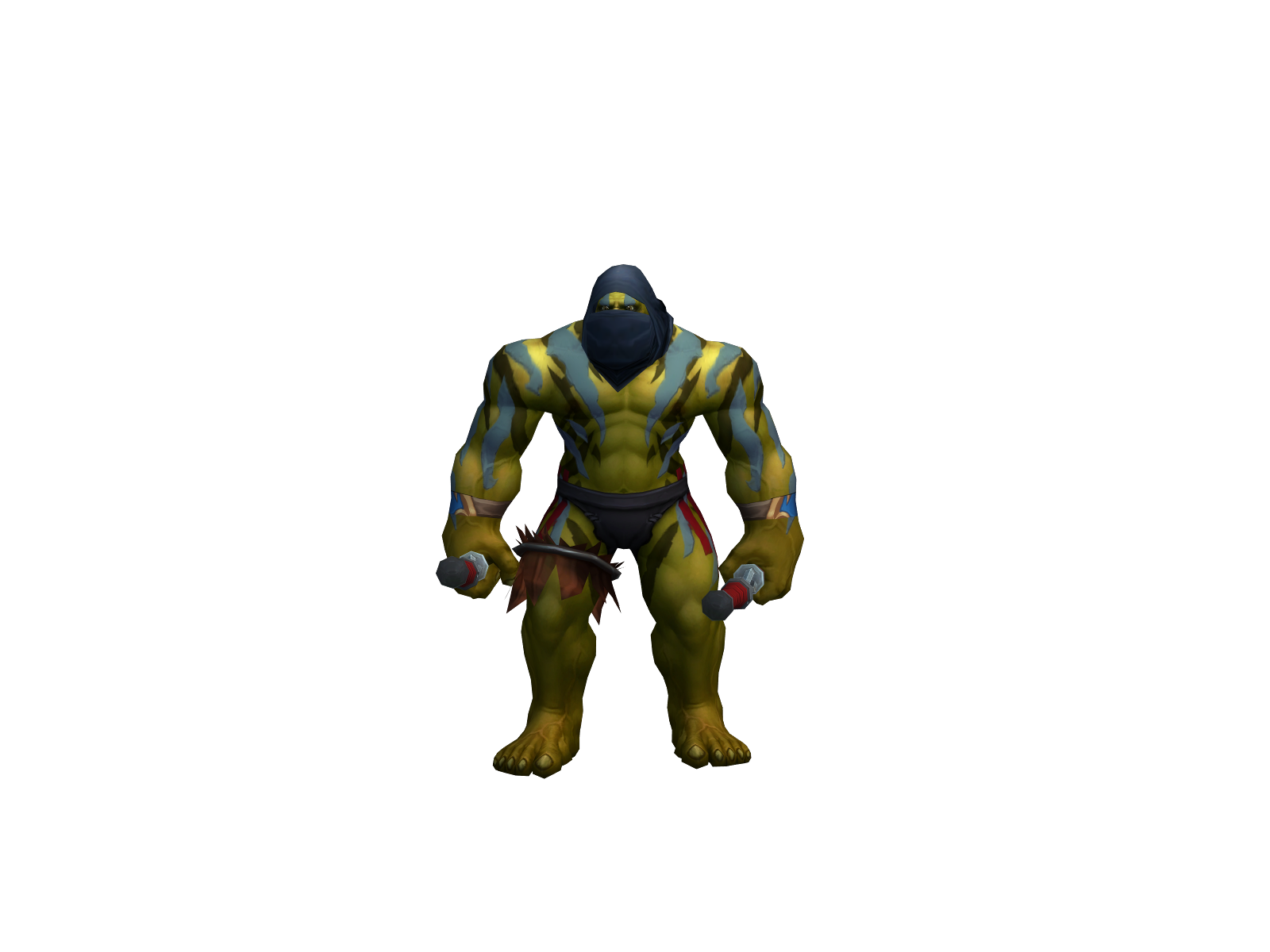 Orcismenos 3D character render