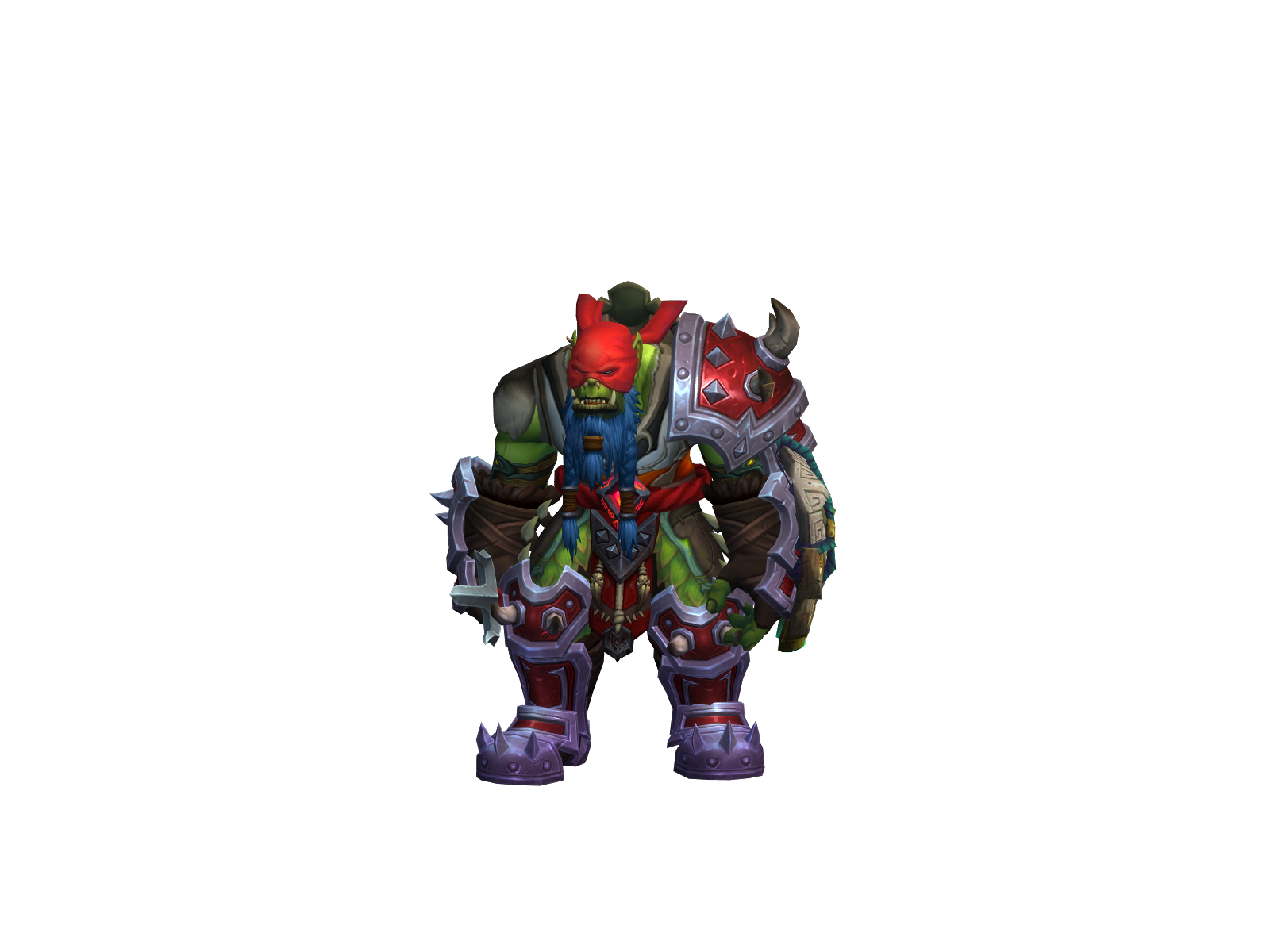 Waka 3D character render