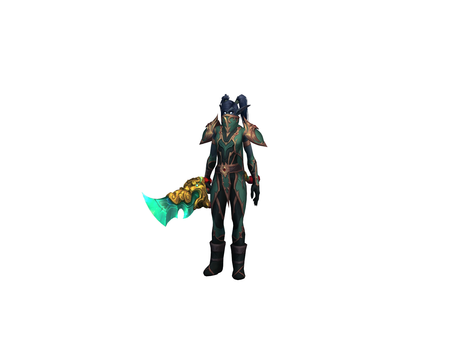 Ywnrich 3D character render
