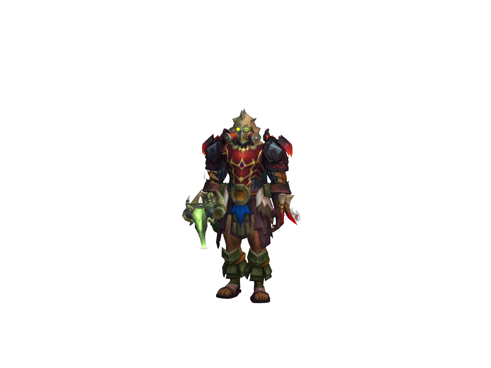 Niebactuskaa 3D character render