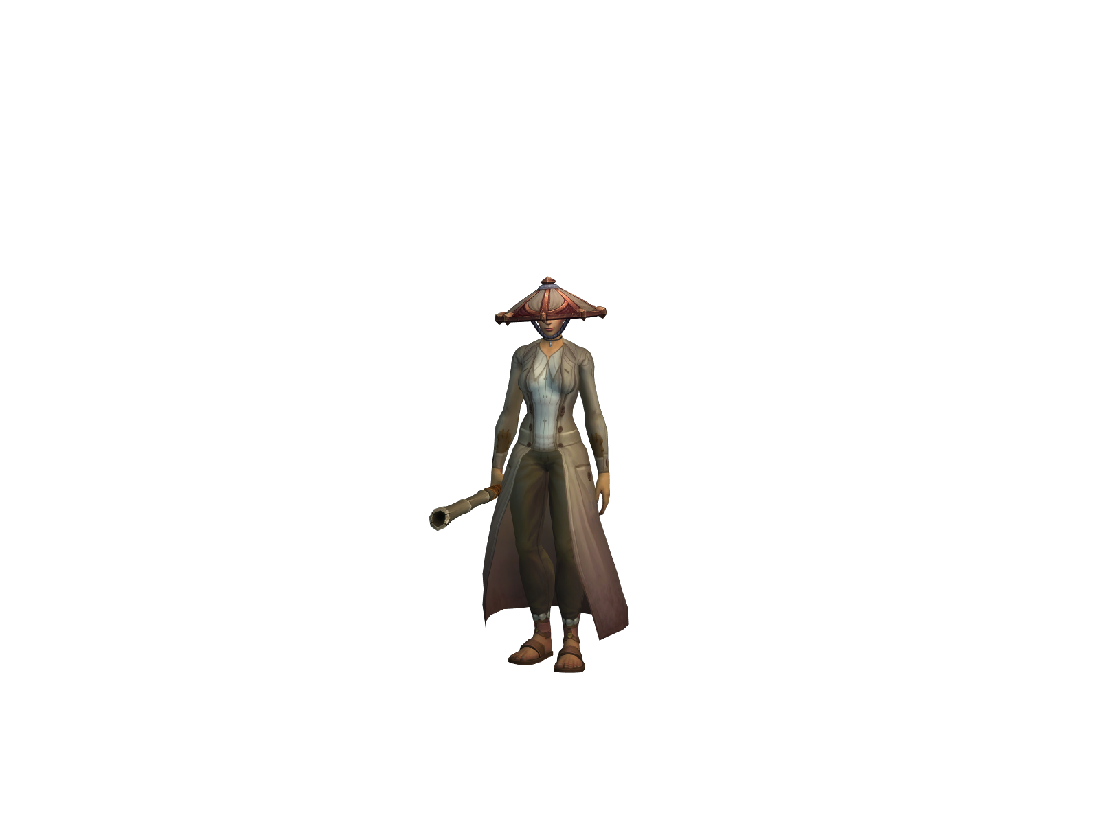 Flow 3D character render