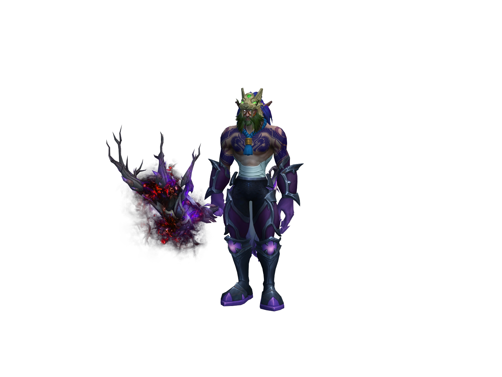 Skiouros 3D character render