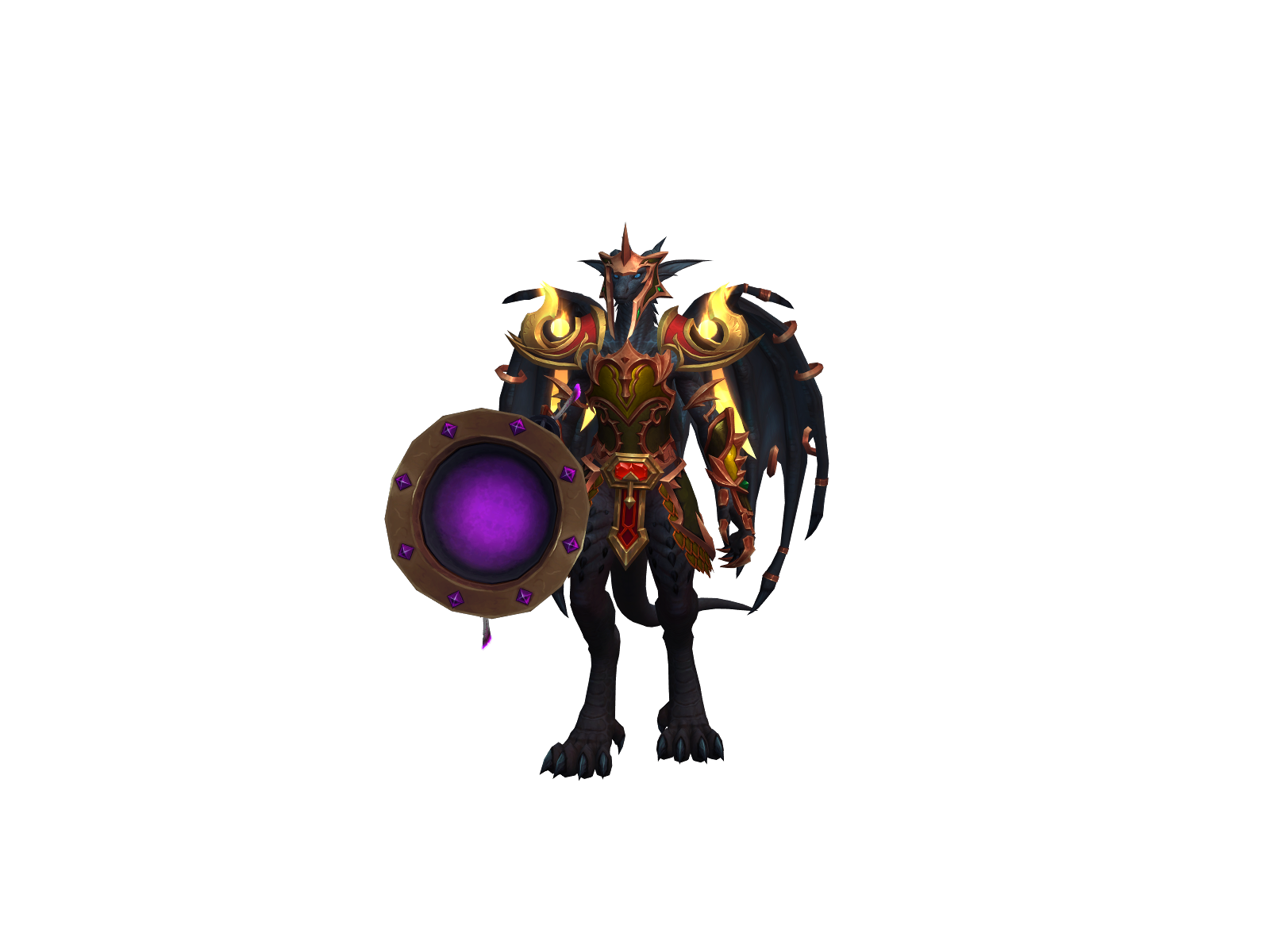 Dragongiirl 3D character render
