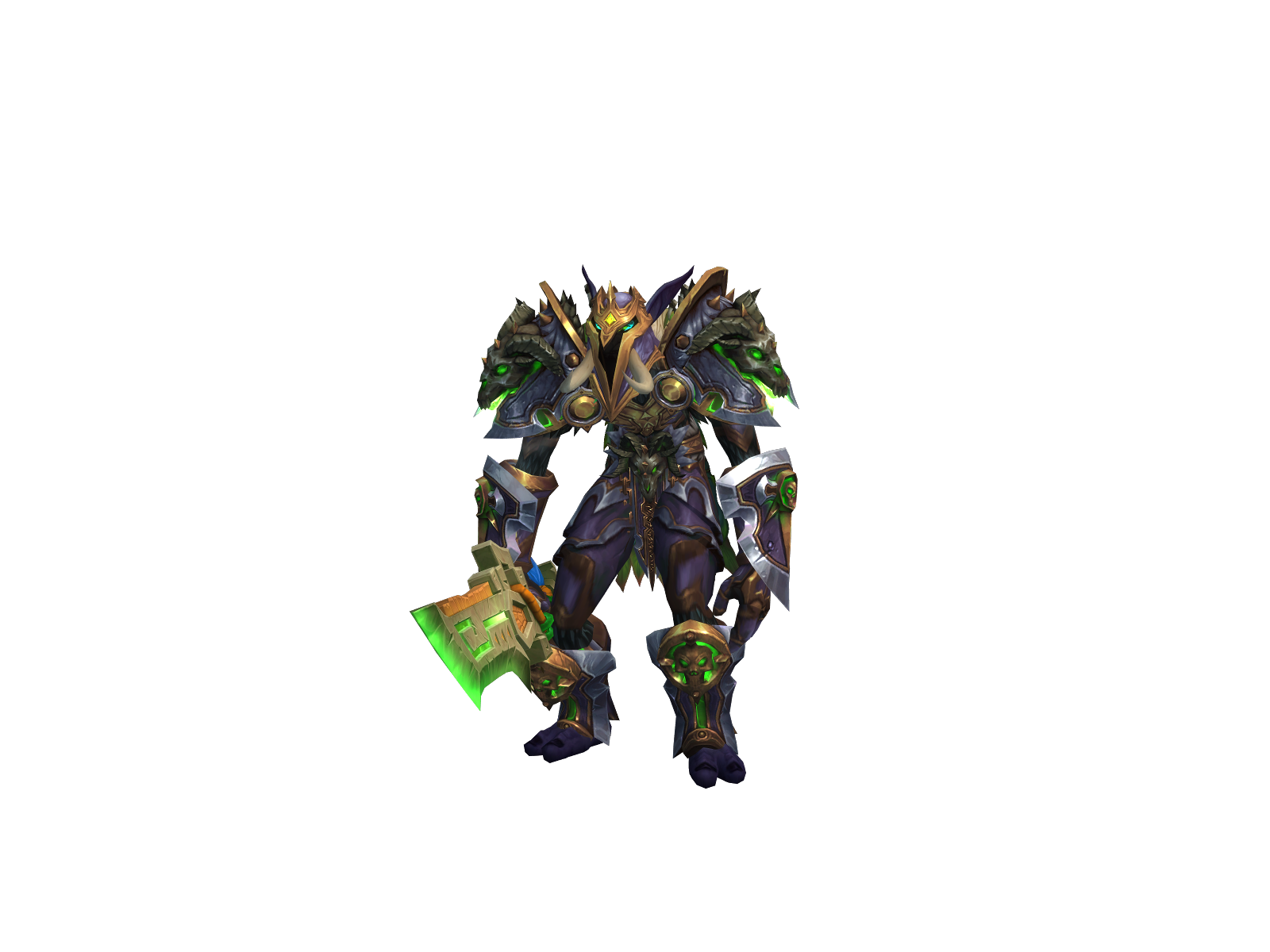 Serwa 3D character render