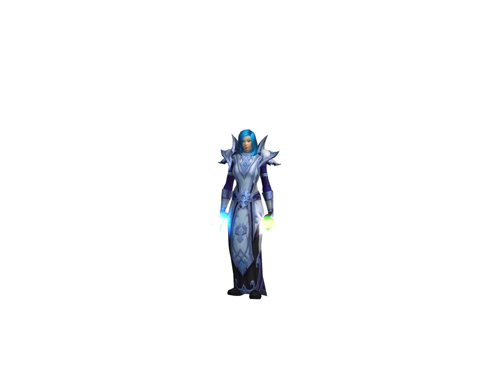 Unbornmg 3D character render