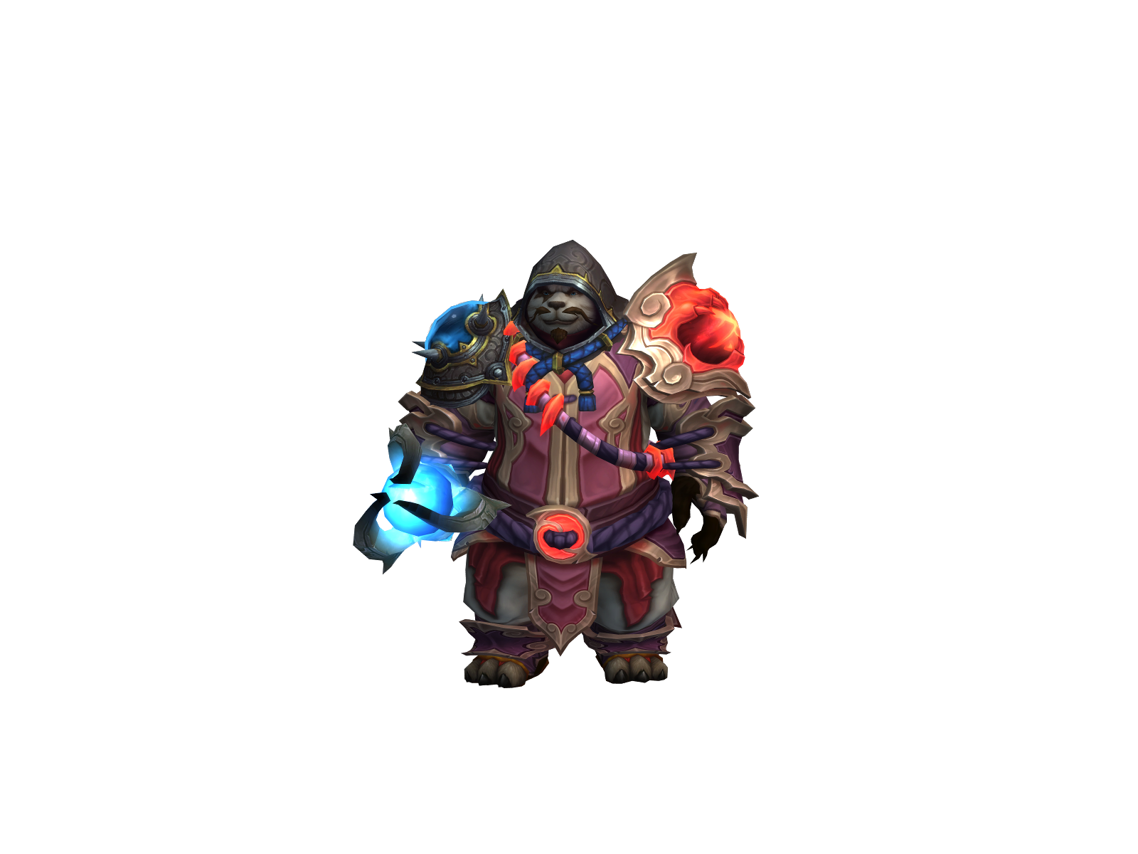 Occimonk 3D character render