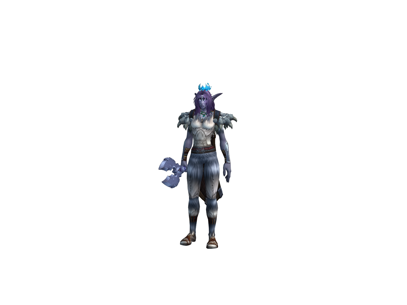 Sayajin 3D character render