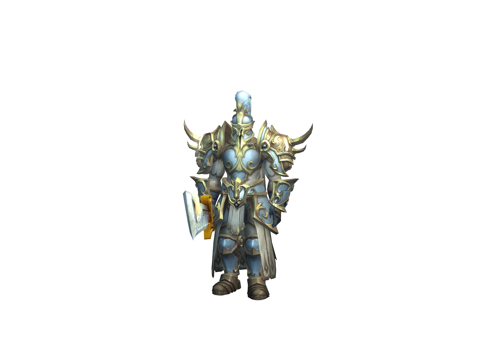 Gílthoniel 3D character render