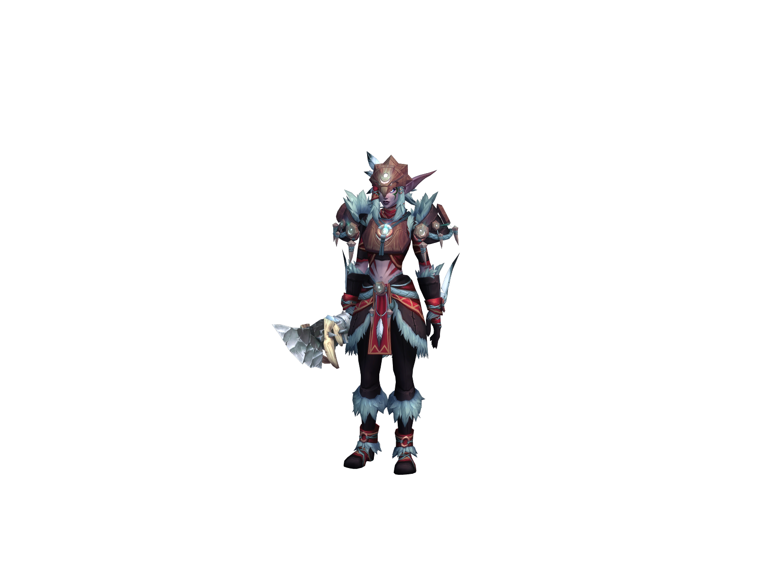 Chetowa 3D character render