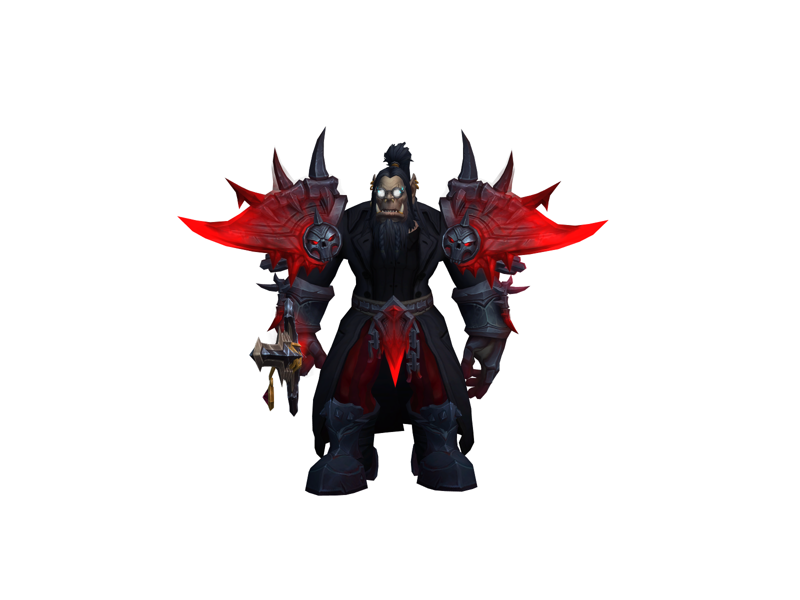 Wyrwiczerep 3D character render