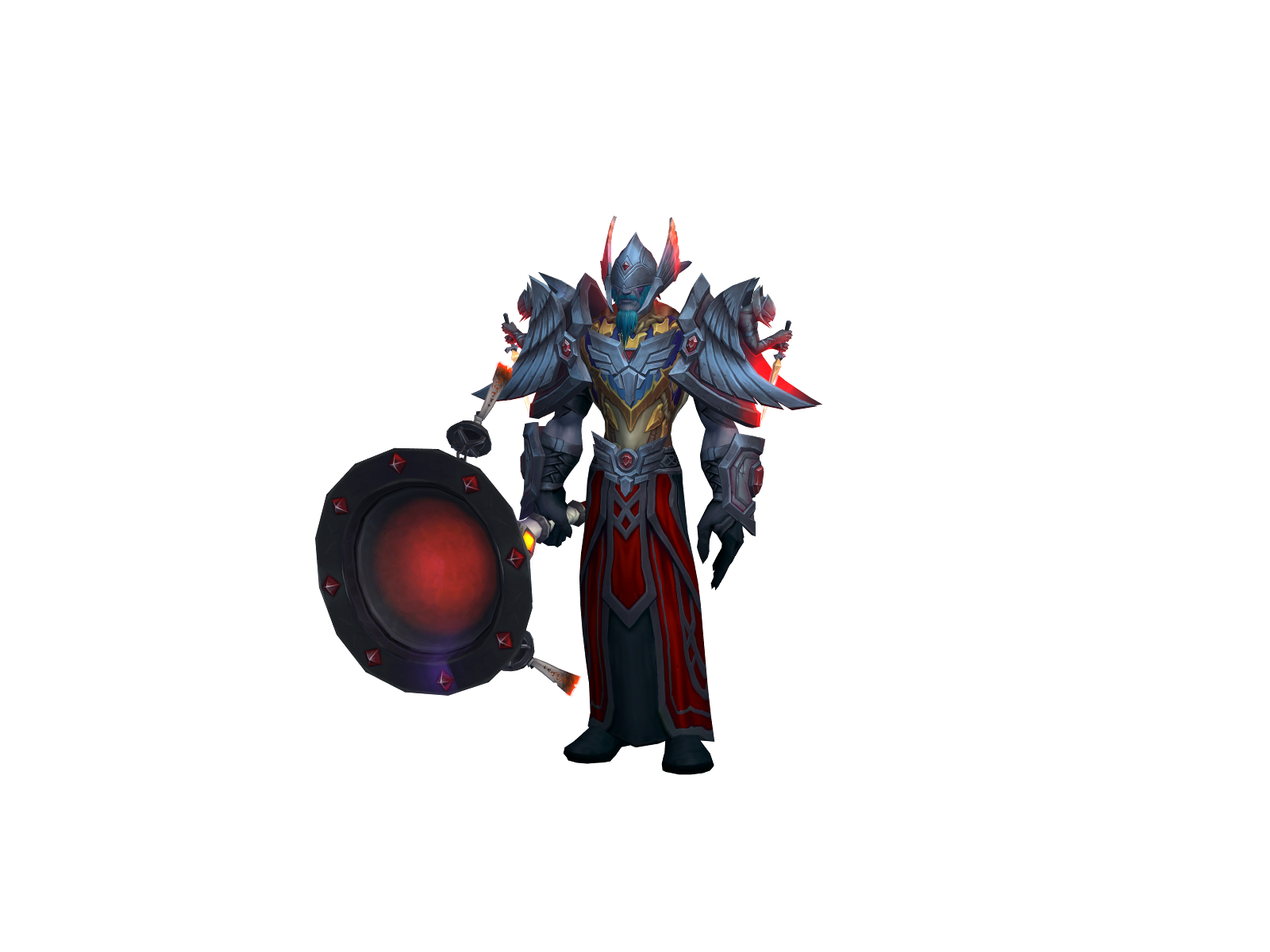 Lbolt 3D character render