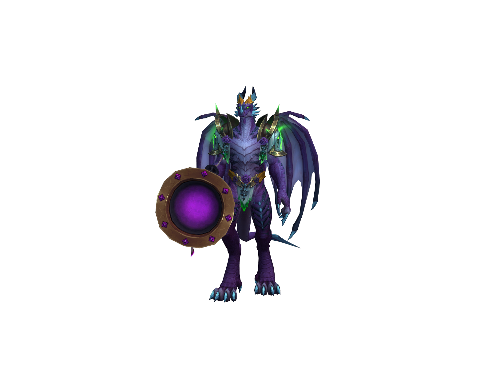 Mainshaco 3D character render