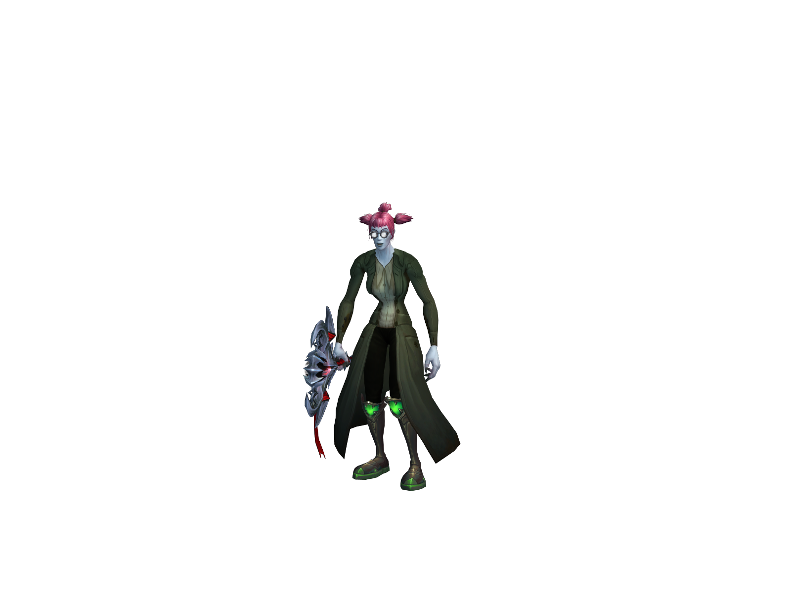 Ililillilili 3D character render