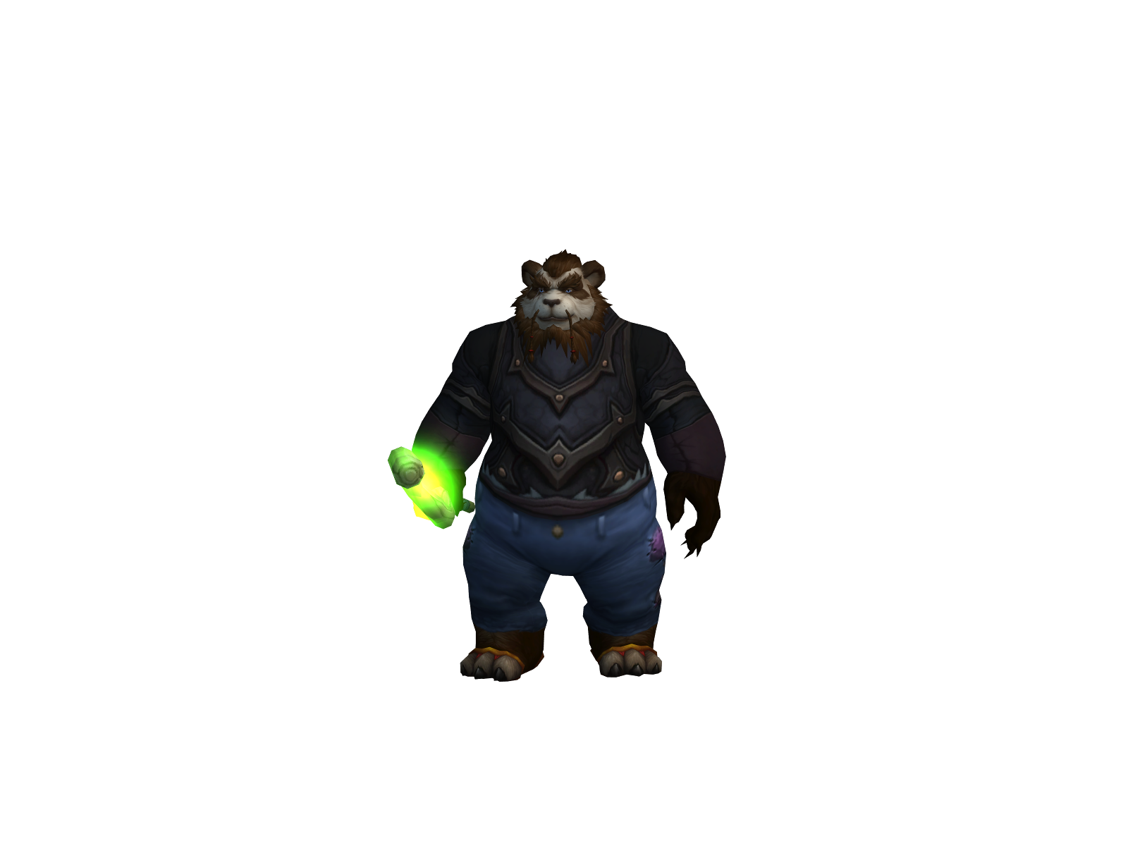 Pandicha 3D character render